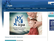 Tablet Screenshot of icpa4kids.org